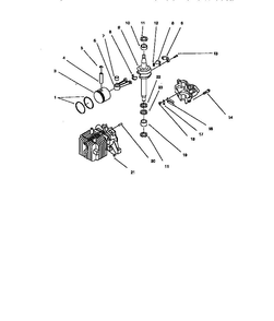Engine Assembly 5 Diagram and Parts List for 10227 7900001 AND UP Lawn Boy Lawn Mower